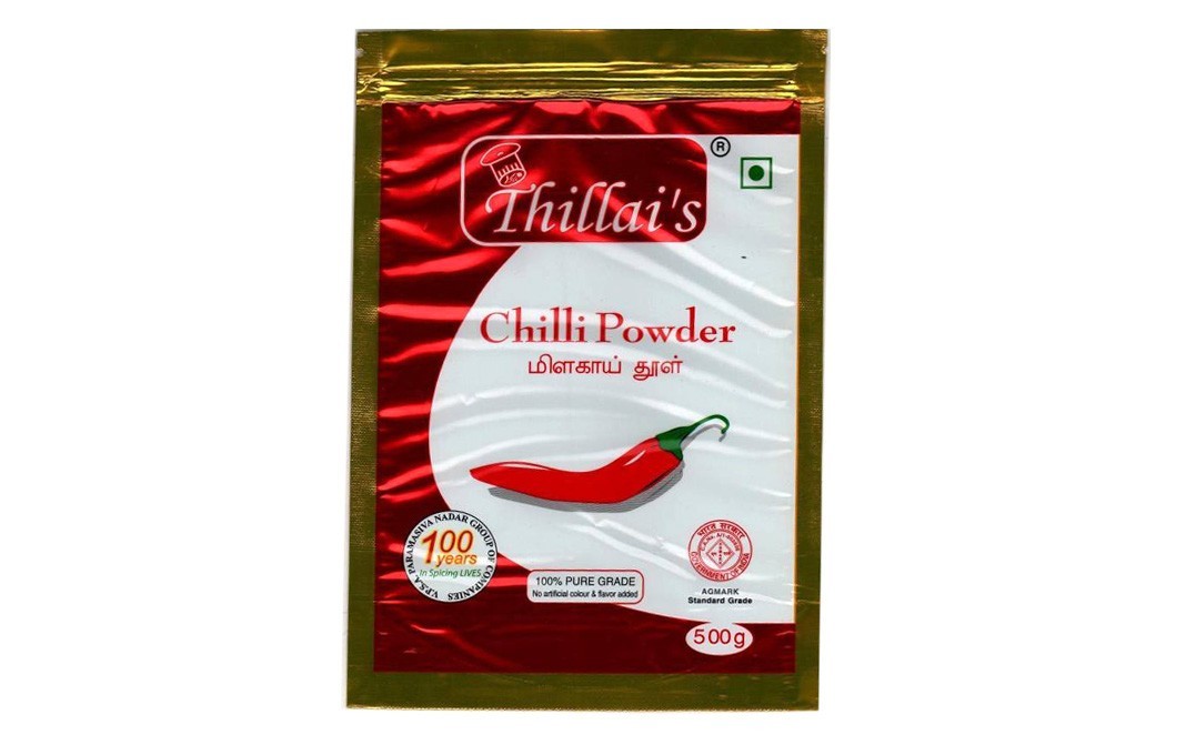 Thillai's Chilli Powder    Pack  500 grams